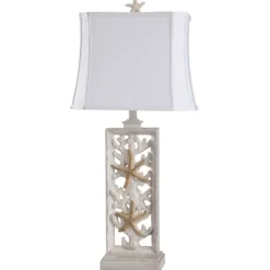 Kirkland's Home South Haven Stacked Starfish Table Lamp- Table Lamps