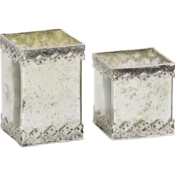 Kirkland's Home Speckled 2-Pc. Candle Holder Set- Candle Holders