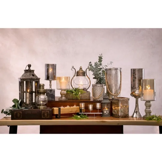 Kirkland's Home Speckled 2-Pc. Candle Holder Set- Candle Holders