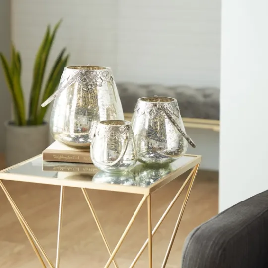 Kirkland's Home Speckled Votive Candle Holders, Set Of 3- Candle Holders