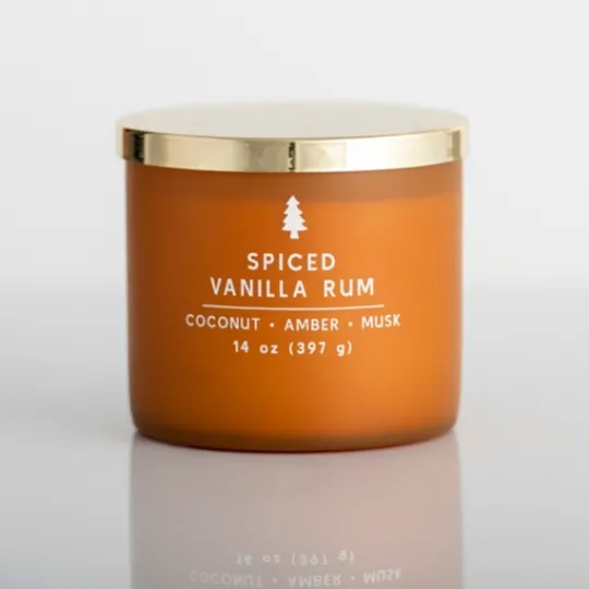 Kirkland's Home Spiced Vanilla Rum Triple Wick Jar Candle- Candles