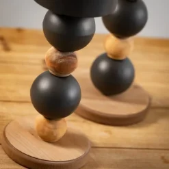Kirkland's Home Spiked Sphere 2-Pc. Pillar Candle Holder Set- Candle Holders