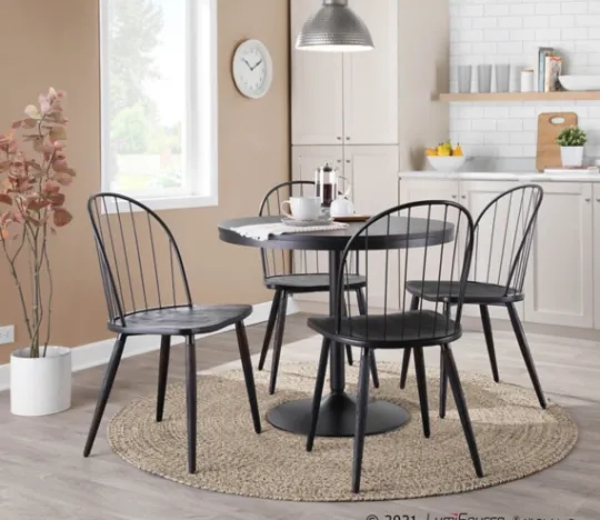 Kirkland's Home Spindle High Back Dining Chairs, Set Of 2- Dining Chairs