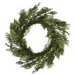 Kirkland's Home Spiral Mixed Boxwood Wreath- Wreaths