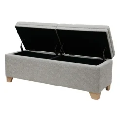 Kirkland's Home Split Seat Jackson Storage Bench- Benches & Ottomans