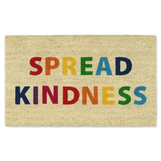 Kirkland's Home Spread Kindness Rainbow Coir Doormat- Doormats