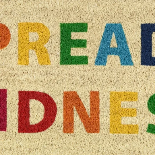 Kirkland's Home Spread Kindness Rainbow Coir Doormat- Doormats