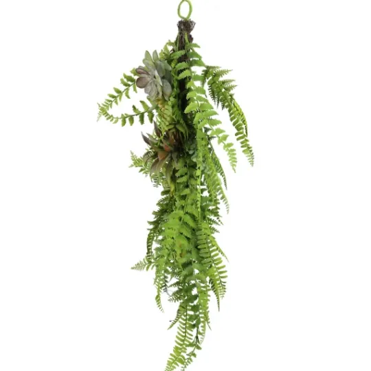 Kirkland's Home Spring Succulents Teardrop Swag- Wreaths