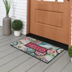 Kirkland's Home Spring Sunset Floral Doormat- Doormats