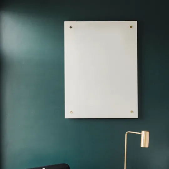 Kirkland's Home Square Magnetic Glass Dry Erase Board- Memo & Chalkboards