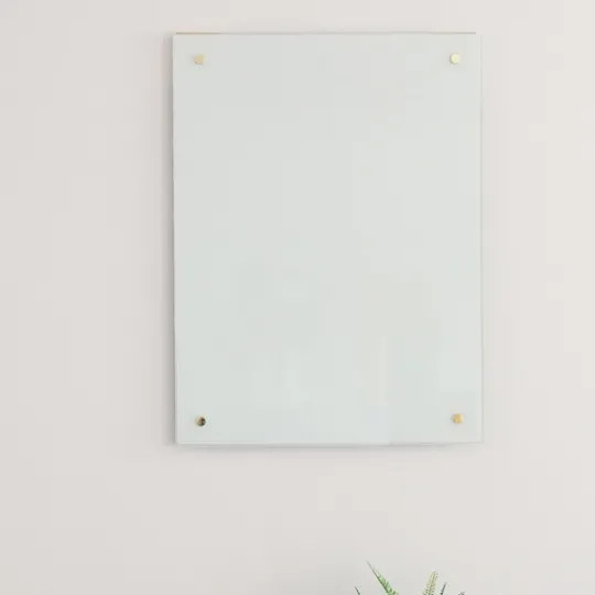 Kirkland's Home Square Magnetic Glass Dry Erase Board- Memo & Chalkboards