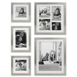 Kirkland's Home Stamp Metal 5-Pc. Gallery Picture Frame Set- Gallery Wall Frames