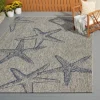Kirkland's Home Starry Shores Captiva Outdoor Area Rug, 7X9- Outdoor Rugs