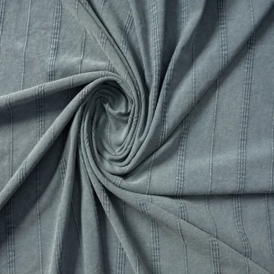 Kirkland's Home Steel Woven Stripes Cotton Throw- Blankets & Throws