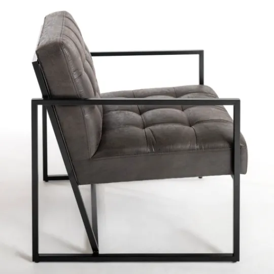 Kirkland's Home Steele Wyatt Faux Leather Accent Chair- Accent Chairs