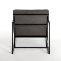 Kirkland's Home Steele Wyatt Faux Leather Accent Chair- Accent Chairs