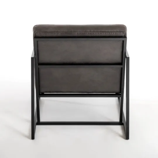 Kirkland's Home Steele Wyatt Faux Leather Accent Chair- Accent Chairs