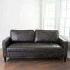 Kirkland's Home Steele Wyatt Faux Leather Sofa- Sofas & Loveseats