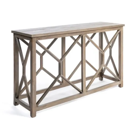 Kirkland's Home Stephan Natural Wood Console Table- Console Tables