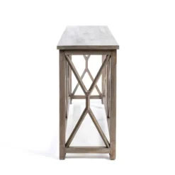 Kirkland's Home Stephan Natural Wood Console Table- Console Tables