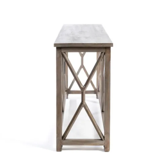 Kirkland's Home Stephan Natural Wood Console Table- Console Tables