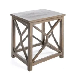 Kirkland's Home Stephan Natural Wood Side Table- Accent & End Tables