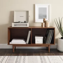 Kirkland's Home Stephen Medium Modern Wood Console Table- Console Tables