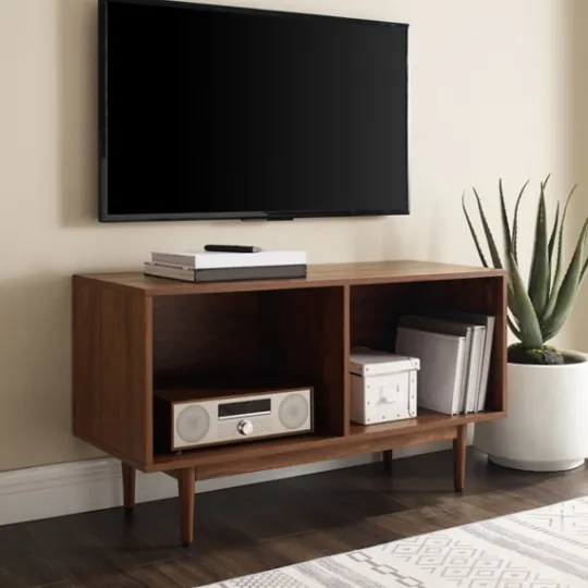 Kirkland's Home Stephen Medium Modern Wood Console Table- Console Tables