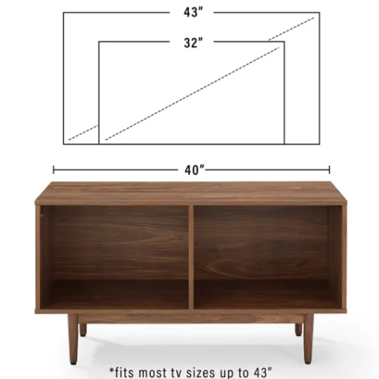 Kirkland's Home Stephen Medium Modern Wood Console Table- Console Tables