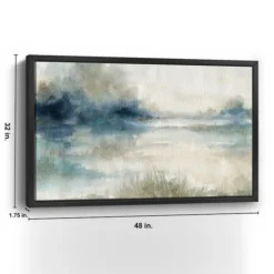 Kirkland's Home Still Evening Waters Ii Framed Giclee Canvas Print- Canvas Art