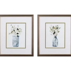 Kirkland's Home Still Moment Framed Art Prints, Set Of 2- Framed Art