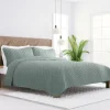 Kirkland's Home Stitched Diamond 3-Pc. King Quilt Set- Quilts
