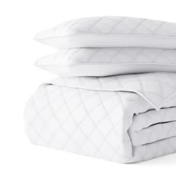 Kirkland's Home Stitched Diamond 3-Pc. King Quilt Set- Quilts