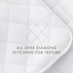Kirkland's Home Stitched Diamond 3-Pc. Queen Quilt Set- Quilts