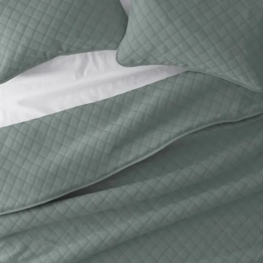 Kirkland's Home Stitched Diamond 2-Pc. Twin Quilt Set- Quilts