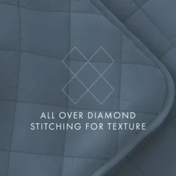 Kirkland's Home Stitched Diamond 2-Pc. Twin Quilt Set- Quilts