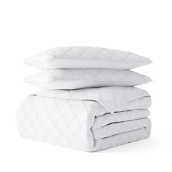 Kirkland's Home Stitched Diamond 2-Pc. Twin Quilt Set- Quilts