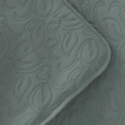 Kirkland's Home Stitched Floral 3-Pc. Queen Quilt Set- Quilts