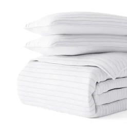 Kirkland's Home Stitched Stripes 3-Pc. King Quilt Set- Quilts
