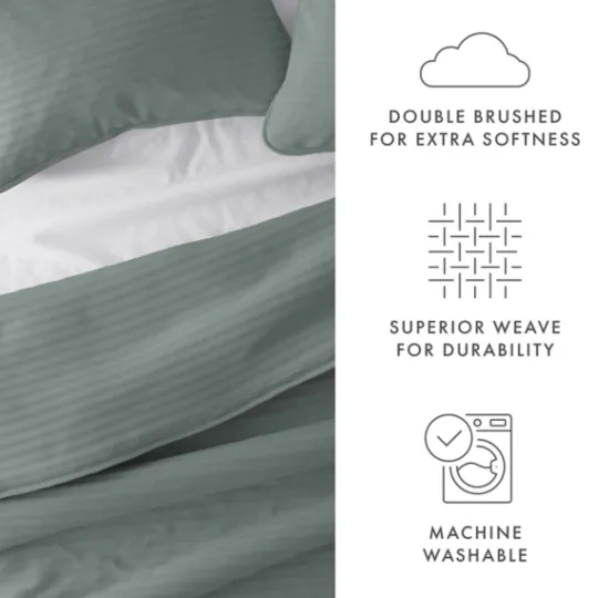 Kirkland's Home Stitched Stripes 2-Pc. Twin Quilt Set- Quilts