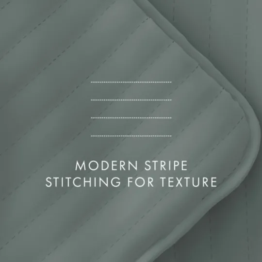Kirkland's Home Stitched Stripes 2-Pc. Twin Quilt Set- Quilts