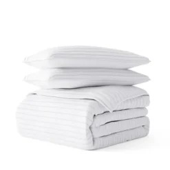Kirkland's Home Stitched Stripes 2-Pc. Twin Quilt Set- Quilts