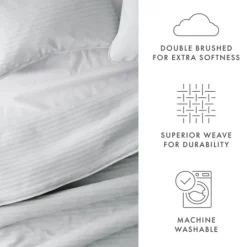 Kirkland's Home Stitched Stripes 2-Pc. Twin Quilt Set- Quilts
