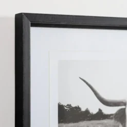 Kirkland's Home Stoic Steer Framed Art Print- Framed Art