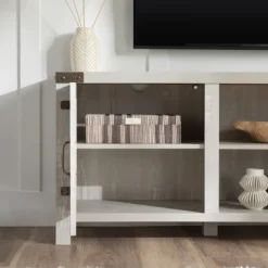 Kirkland's Home Stone Barn Door Tv Stand- Tv Stands & Media Consoles