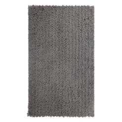 Kirkland's Home Stone Lofty Pile Chenille Bath Mat, 45 In.- Bathroom Rugs
