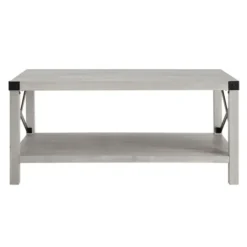 Kirkland's Home Stone Modern Farmhouse Coffee Table- Coffee Tables