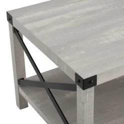 Kirkland's Home Stone Modern Farmhouse Coffee Table- Coffee Tables