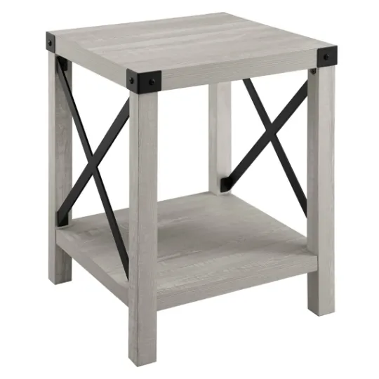 Kirkland's Home Stone Rustic Wood Accent Table- Accent & End Tables