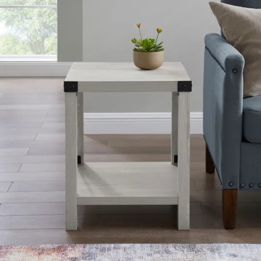 Kirkland's Home Stone Rustic Wood Accent Table- Accent & End Tables